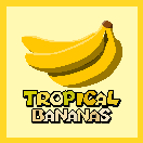 Square Tropical Bananas logo